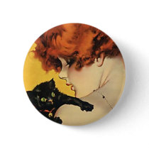 Flapper and Kitty buttons by thelemonpiper Flapper and Kitty buttons