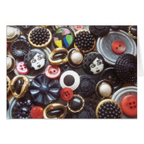 Flapper Button Collage cards
