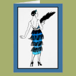 Flapper Dress With Fringe Card