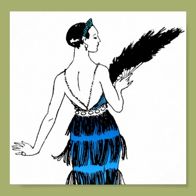 Flapper Dress With Fringe Posters Zazzle_print Flapper Dress With Fringe Posters Zazzle_print