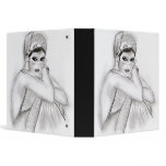 Flapper Girl Vinyl Binders
