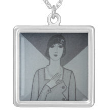 Flapper Girl Custom Necklace