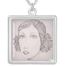 Flapper Girl Necklace