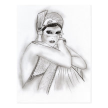 Flapper Girl Postcards