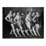 Flapper Girls: 1925 Postcard