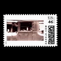 Flapper in Eastman Kodak Car - Vintage, 1920s postage