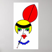 Flapper - Roaring 20s Poster