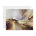 Flares In Heavy Seas By Turner Joseph Mallord Will Custom Invitations