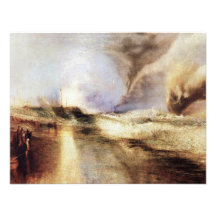 Flares In Heavy Seas By Turner Joseph Mallord Will Custom Invitations