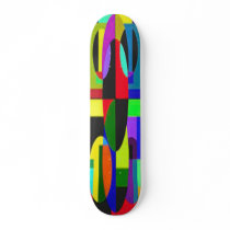 FLASH BACK BRIGHT PLASTIC SKATEBOARD