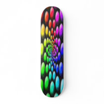 FLASH BACK BRIGHT PLASTIC SKATEBOARD