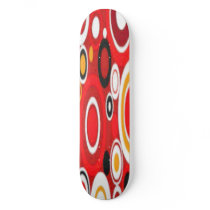 FLASH BACK BRIGHT PLASTIC SKATEBOARD