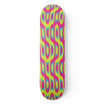 FLASH BACK BRIGHT PLASTIC SKATEBOARD