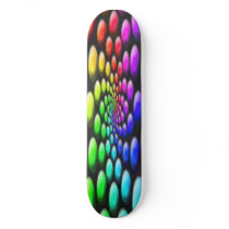 FLASH BACK BRIGHT PLASTIC SKATEBOARD