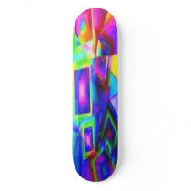 FLASH BACK BRIGHT PLASTIC SKATEBOARD