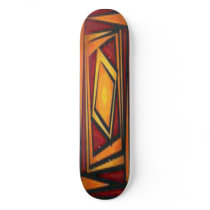 FLASH BACK BRIGHT PLASTIC SKATEBOARD