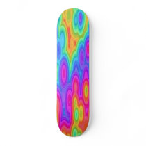 FLASH BACK BRIGHT PLASTIC SKATEBOARD