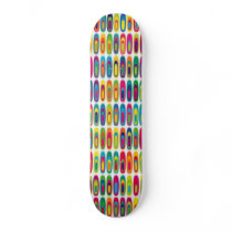 FLASH BACK BRIGHT PLASTIC SKATEBOARD