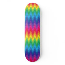 FLASH BACK BRIGHT PLASTIC SKATEBOARD