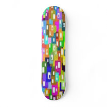 FLASH BACK BRIGHT PLASTIC SKATEBOARD
