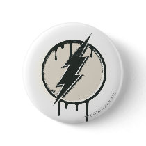 Flash Bolt Paint Grunge Pin