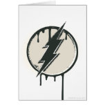 Flash Bolt Paint Grunge cards