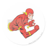 Flash Bust View Round Sticker