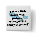 flash drive or happy to see me buttons