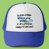 flash drive or happy to see me hats by geekme flash drive or happy to see me hats