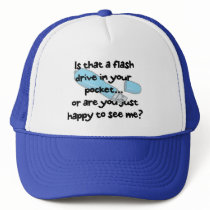 flash drive or happy to see me hats