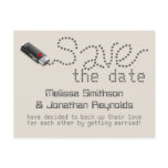 Flash Drive Save the Date Postcard