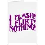 Flash Flirt Greeting Cards