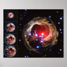 Flash from Red Variable Star V838 Monocerotis Print