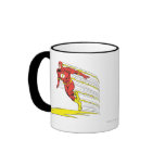 Flash Leaps Left mugs