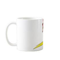 Flash Leaps Left Coffee Mugs