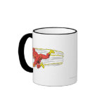 Flash Lunges Left Coffee Mugs