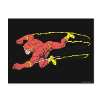 Flash Lunges Left Postcard