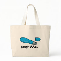 flash me flash drive design tote bag