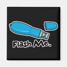 flash me flash drive design refrigerator magnets