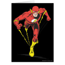 Flash Runs Forward Greeting Cards