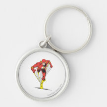 Flash Runs Forward Key Chain