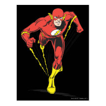Flash Runs Forward Postcard