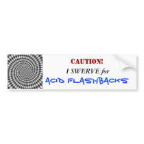 Flashbacks bumper stickers by wcleere Flashbacks bumper stickers