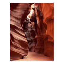 Flashflood-eroded sandstone formations of postcard