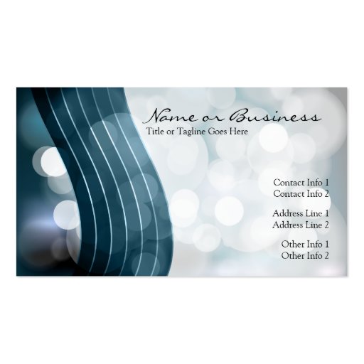 flashing lights punch card business card templates