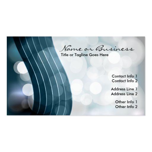 flashing lights with QR code Business Card (front side)