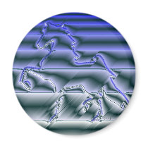 Flashy American Saddlebred magnets