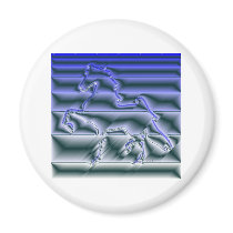 Flashy American Saddlebred magnets