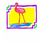 Flashy Flamingo t-shirts