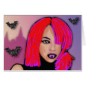 flashy vampire girl cards